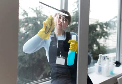 Nettoyage de vitres intérieures et extérieures à Auguaise
